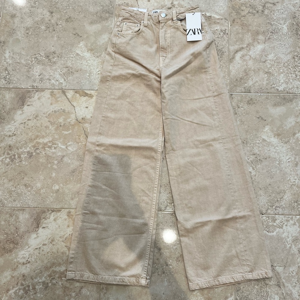 ZARA The Marine Wide Leg Jeans